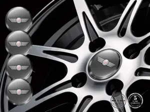 Mini Cooper Calcomanía de Aro Estilo Edición de Cúpula Premium